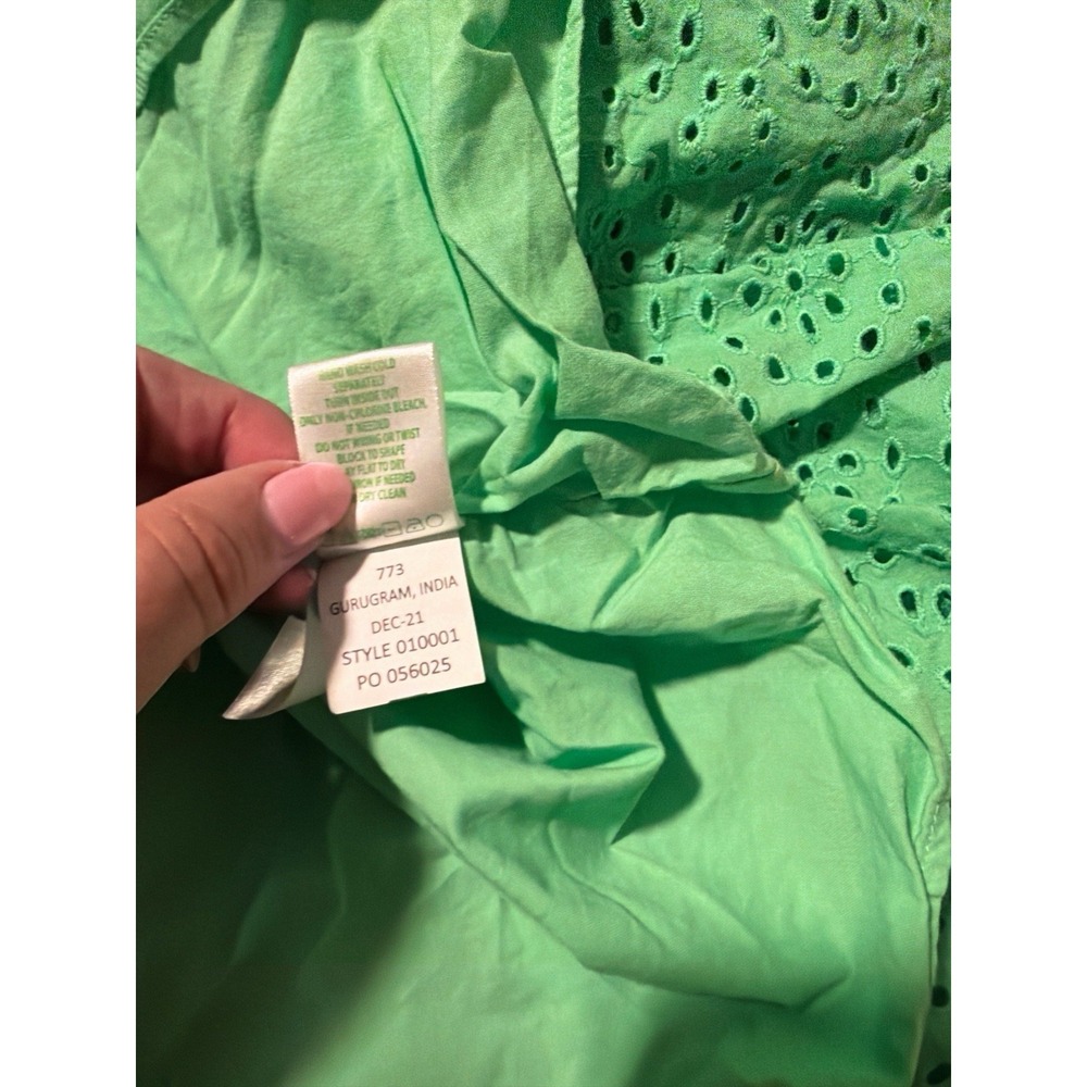 $238 Lilly Pulitzer ASTERIA DRESS Cabana Green Daisy Dreams EYELET 8 Dress - Picture 12 of 16